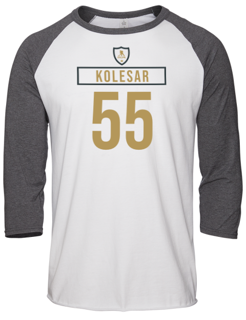 Home Jersey Keegan Kolesar Unisex Premium Three-Quarter Raglan T-Shirt | Swagsta