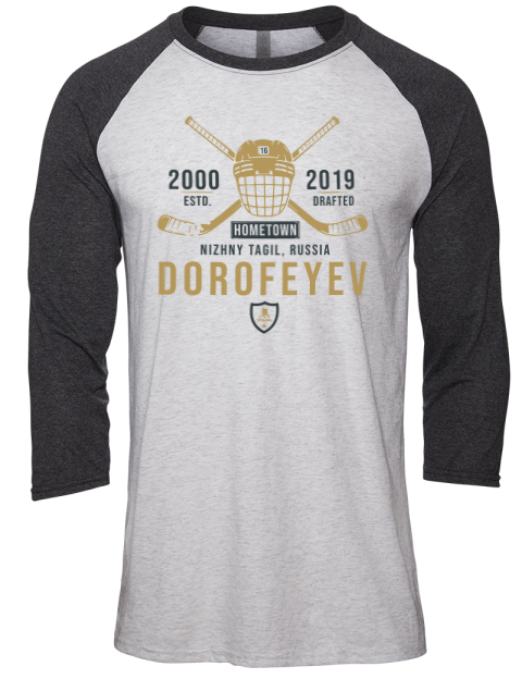 Classic Heritage Pavel Dorofeyev Unisex Premium Three-Quarter Raglan T-Shirt | Swagsta