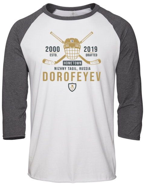 Classic Heritage Pavel Dorofeyev Unisex Premium Three-Quarter Raglan T-Shirt | Swagsta