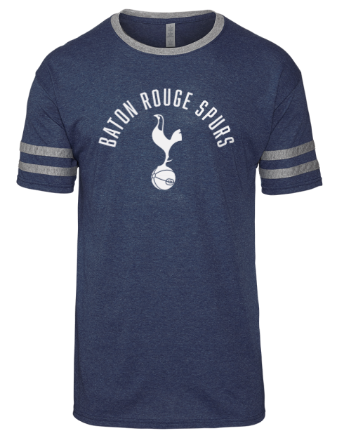 Arched Baton Rouge Spurs Men's Tri-Blend T-Shirt | Swagsta