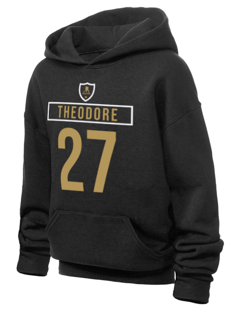 Away Jersey Shea Theodore Youth Hooded Sweatshirt | Swagsta