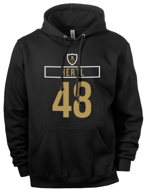 Away Jersey Tomas Hertl Eco Premium Unisex Hooded Sweatshirt | Swagsta