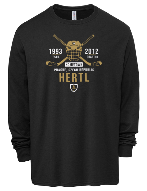 Heritage Tomas Hertl Men's Premium Blend Long Sleeve-T-Shirt | Swagsta