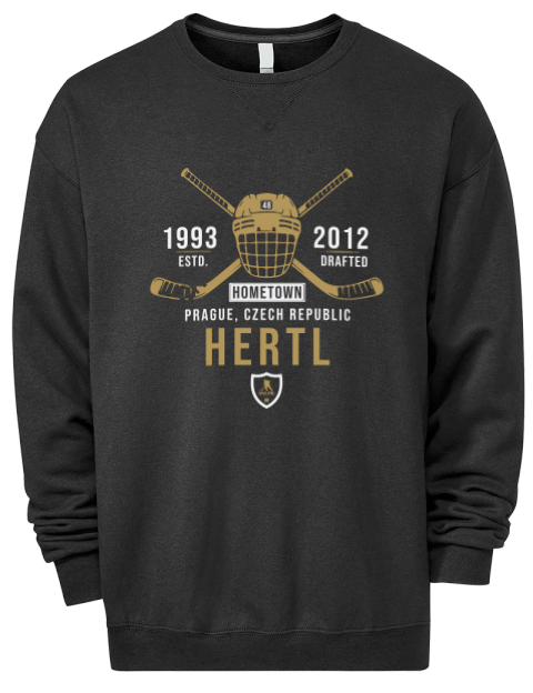 Heritage Tomas Hertl Premium Unisex Crewneck Sweatshirt | Swagsta