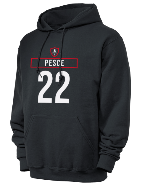Away Jersey Brett Pesce Unisex Hooded Sweatshirt | Swagsta