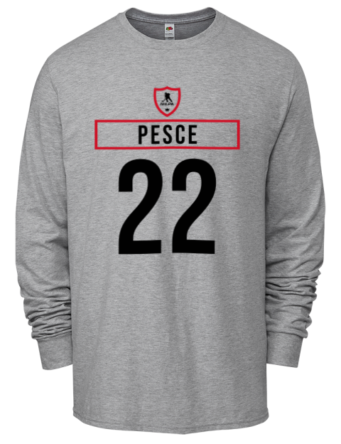 Home Jersey Brett Pesce Men's Long-Sleeve T-Shirt | Swagsta