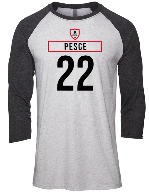 Home Jersey Brett Pesce Unisex Premium Three-Quarter Raglan T-Shirt | Swagsta