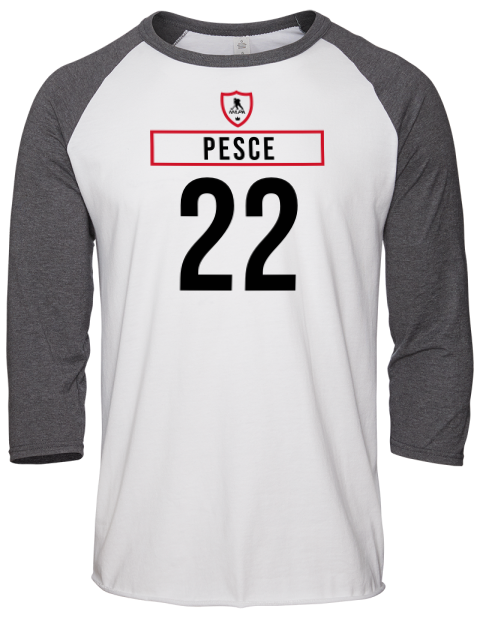 Home Jersey Brett Pesce Unisex Premium Three-Quarter Raglan T-Shirt | Swagsta