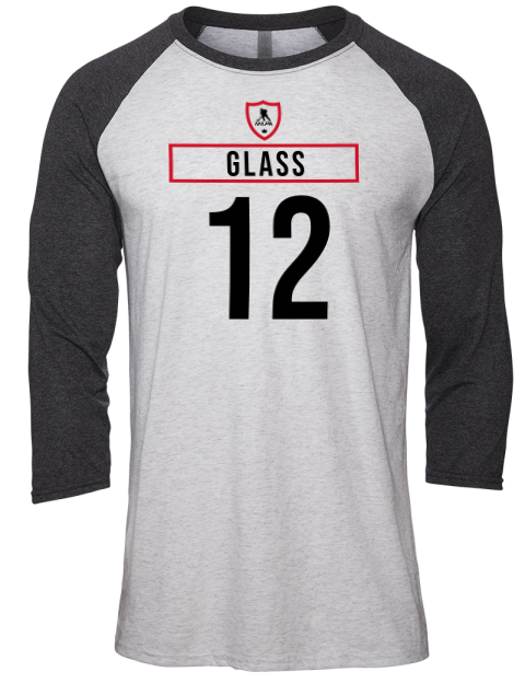 Home Jersey Cody Glass Unisex Premium Three-Quarter Raglan T-Shirt | Swagsta