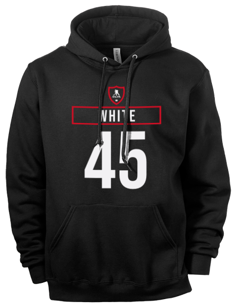 Away Jersey Colton White Eco Premium Unisex Hooded Sweatshirt | Swagsta