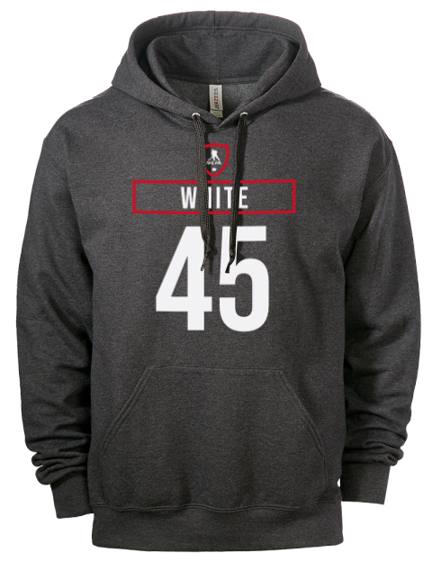 Away Jersey Colton White Eco Premium Unisex Hooded Sweatshirt | Swagsta