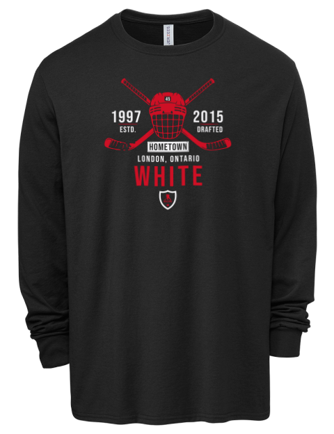 Heritage Colton White Men's Premium Blend Long Sleeve-T-Shirt | Swagsta