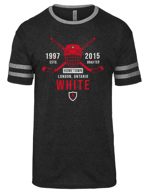 Heritage Colton White Men's Tri-Blend T-Shirt | Swagsta