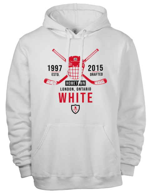 Classic Heritage Colton White Eco Premium Unisex Hooded Sweatshirt | Swagsta