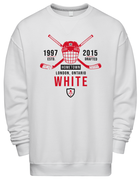 Classic Heritage Colton White Premium Unisex Crewneck Sweatshirt | Swagsta