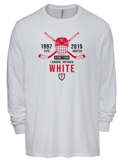 Classic Heritage Colton White Men's Premium Blend Long Sleeve-T-Shirt | Swagsta