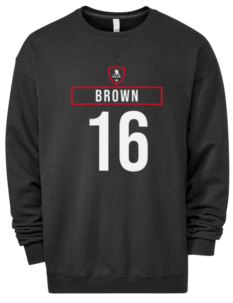 Away Jersey Connor Brown Premium Unisex Crewneck Sweatshirt | Swagsta
