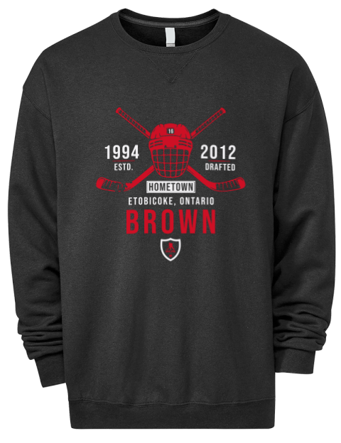 Heritage Connor Brown Premium Unisex Crewneck Sweatshirt | Swagsta