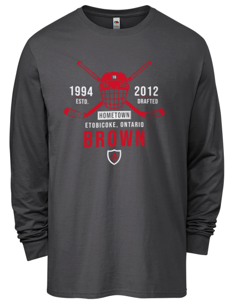 Heritage Connor Brown Men's Long-Sleeve T-Shirt | Swagsta