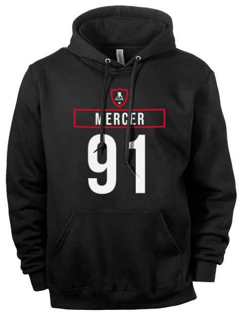 Away Jersey Dawson Mercer Eco Premium Unisex Hooded Sweatshirt | Swagsta
