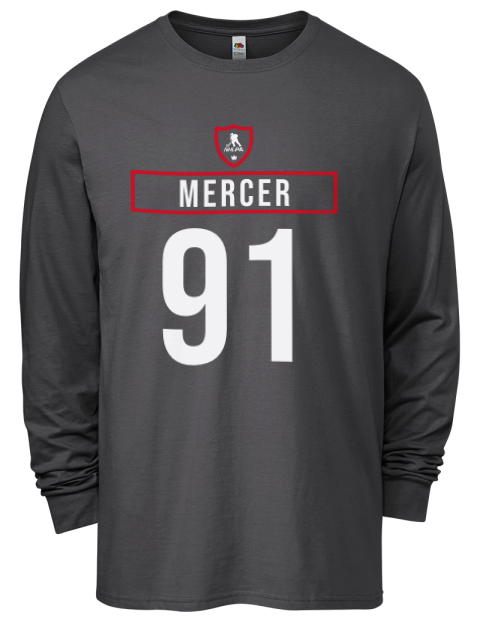 Away Jersey Dawson Mercer Men's Long-Sleeve T-Shirt | Swagsta