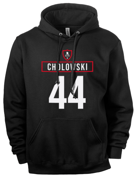 Away Jersey Dennis Cholowski Eco Premium Unisex Hooded Sweatshirt | Swagsta