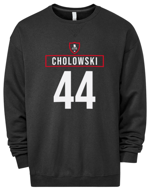 Away Jersey Dennis Cholowski Premium Unisex Crewneck Sweatshirt | Swagsta