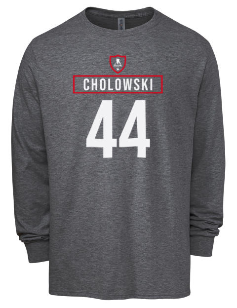 Away Jersey Dennis Cholowski Men's Premium Blend Long Sleeve-T-Shirt | Swagsta