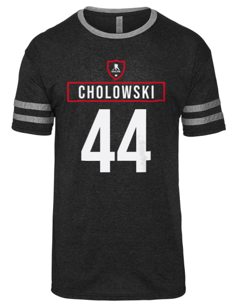 Away Jersey Dennis Cholowski Men's Tri-Blend T-Shirt | Swagsta