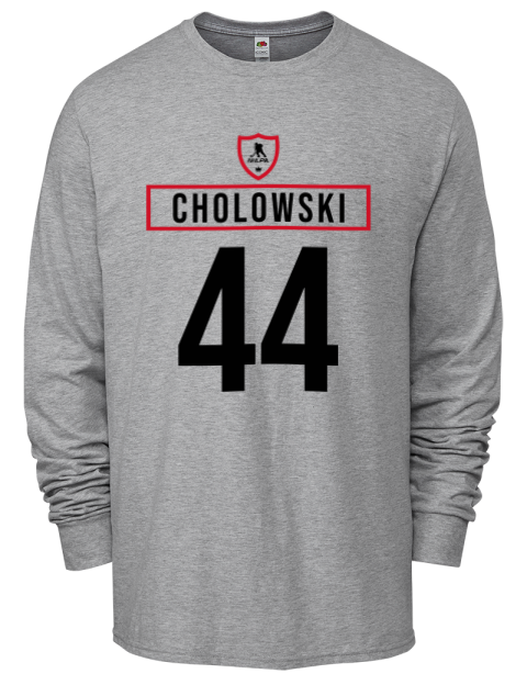 Home Jersey Dennis Cholowski Men's Long-Sleeve T-Shirt | Swagsta