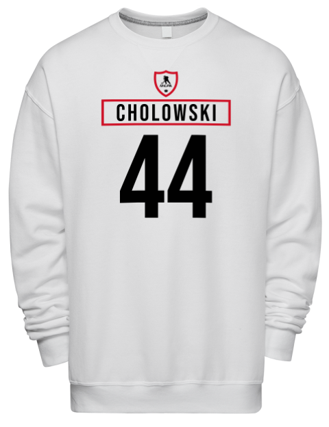 Home Jersey Dennis Cholowski Premium Unisex Crewneck Sweatshirt | Swagsta