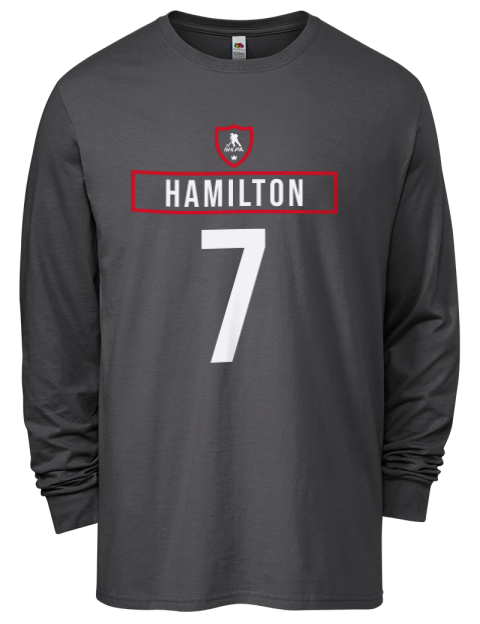 Away Jersey Dougie Hamilton Men's Long-Sleeve T-Shirt | Swagsta