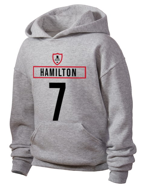 Home Jersey Dougie Hamilton Youth Hooded Sweatshirt | Swagsta