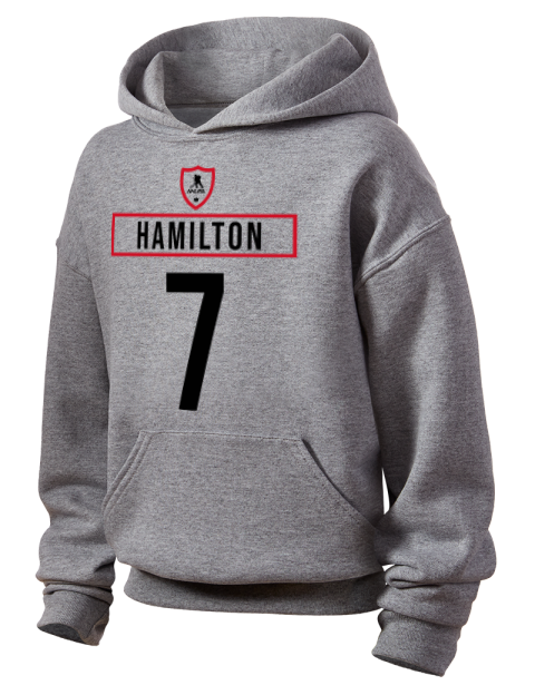 Home Jersey Dougie Hamilton Youth Hooded Sweatshirt | Swagsta