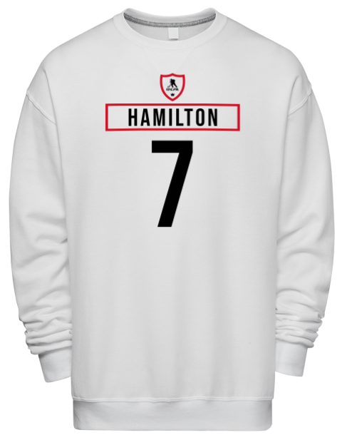 Home Jersey Dougie Hamilton Premium Unisex Crewneck Sweatshirt | Swagsta