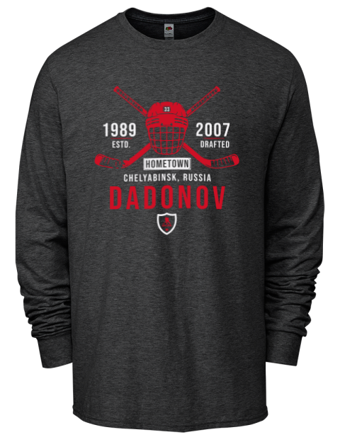 Heritage Evgenii Dadonov Men's Long-Sleeve T-Shirt | Swagsta