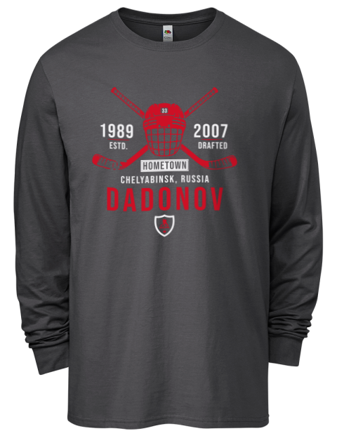 Heritage Evgenii Dadonov Men's Long-Sleeve T-Shirt | Swagsta