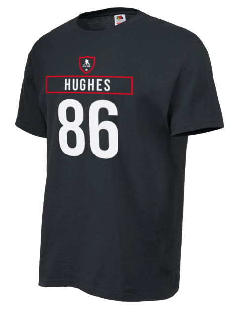 Away Jersey Jack Hughes Unisex T-Shirt | Swagsta