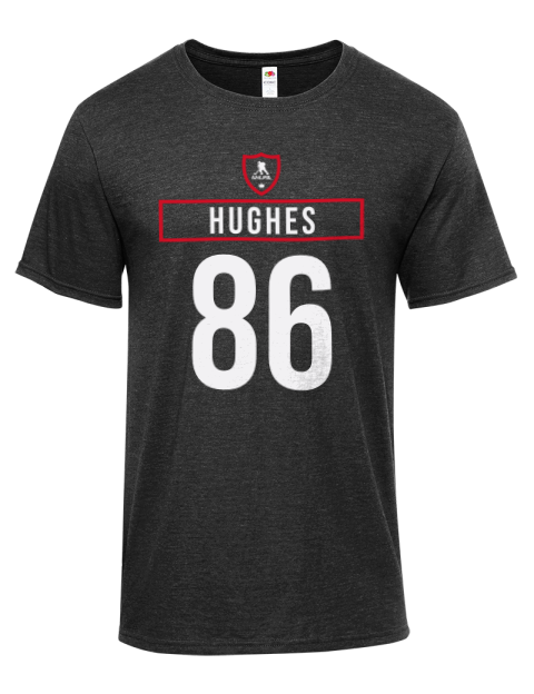 Away Jersey Jack Hughes Iconic Men's T-Shirt | Swagsta