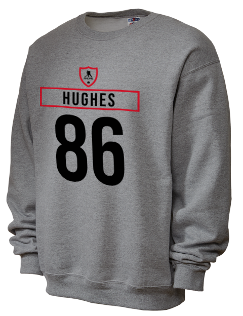 Home Jersey Jack Hughes Unisex Crewneck Sweatshirt | Swagsta