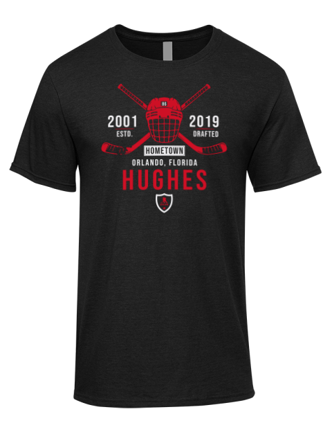 Heritage Jack Hughes Premium Ring-Spun Cotton Unisex T-Shirt | Swagsta