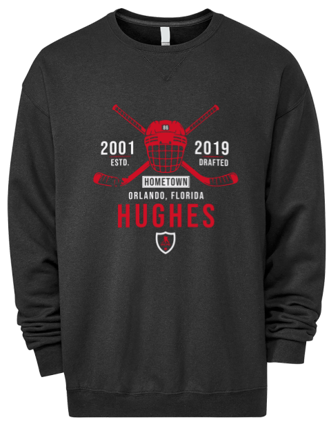 Heritage Jack Hughes Premium Unisex Crewneck Sweatshirt | Swagsta