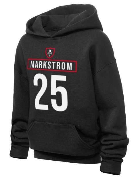 Away Jersey Jacob Markstrom Youth Hooded Sweatshirt | Swagsta