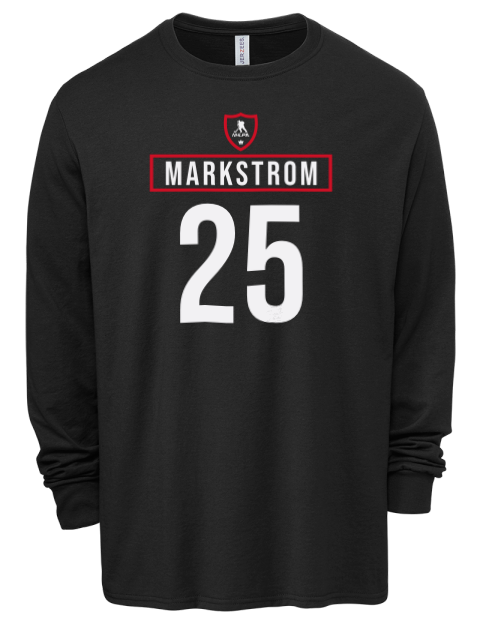Away Jersey Jacob Markstrom Men's Premium Blend Long Sleeve-T-Shirt | Swagsta
