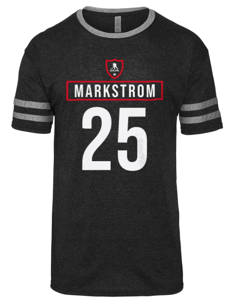 Away Jersey Jacob Markstrom Men's Tri-Blend T-Shirt | Swagsta