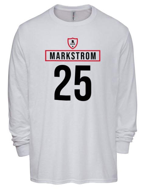 Home Jersey Jacob Markstrom Men's Premium Blend Long Sleeve-T-Shirt | Swagsta