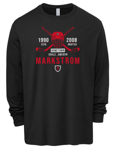 Heritage Jacob Markstrom Men's Premium Blend Long Sleeve-T-Shirt | Swagsta