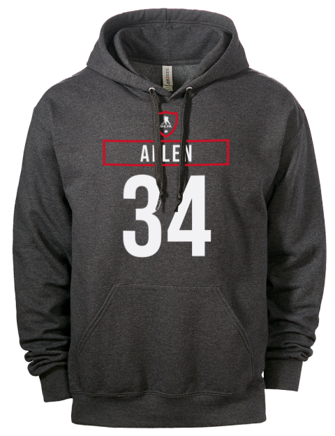 Away Jersey Jake Allen Eco Premium Unisex Hooded Sweatshirt | Swagsta