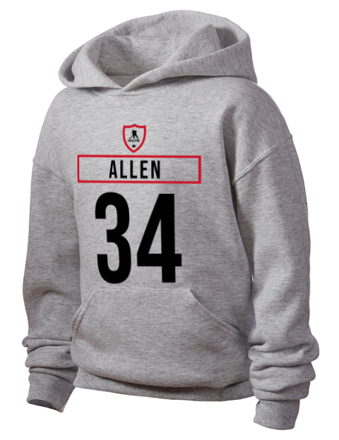 Home Jersey Jake Allen Youth Hooded Sweatshirt | Swagsta