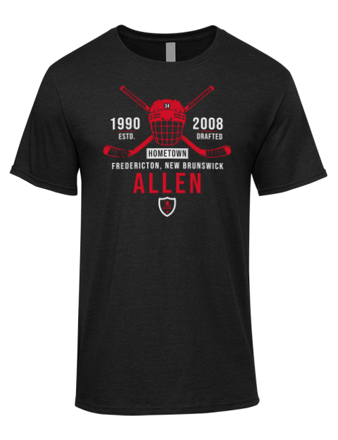 Heritage Jake Allen Premium Ring-Spun Cotton Unisex T-Shirt | Swagsta